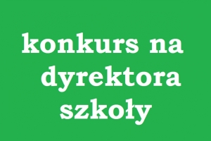 Konkurs na dyrektora szkoły podstawowej