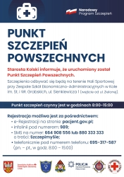 Punkt Szczepień Powszechnych w Kole