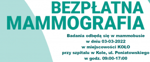 Bezpłatna mammografia