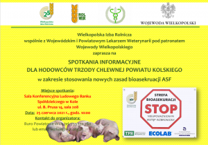 Spotkanie informacyjne dla hodowców trzody chlewnej