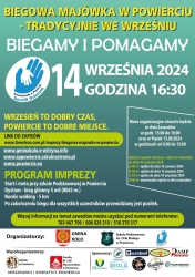 Plakat Biegowa Majówka