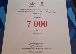 Nagroda dla Gminy Koło
